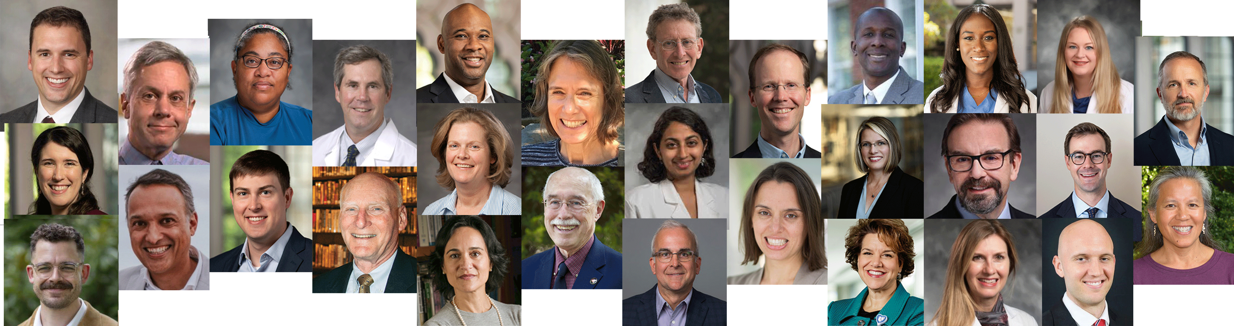 Collage, Trent Center Faculty headshots