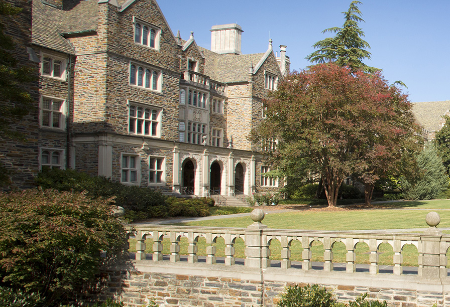 Duke West Campus in Fall