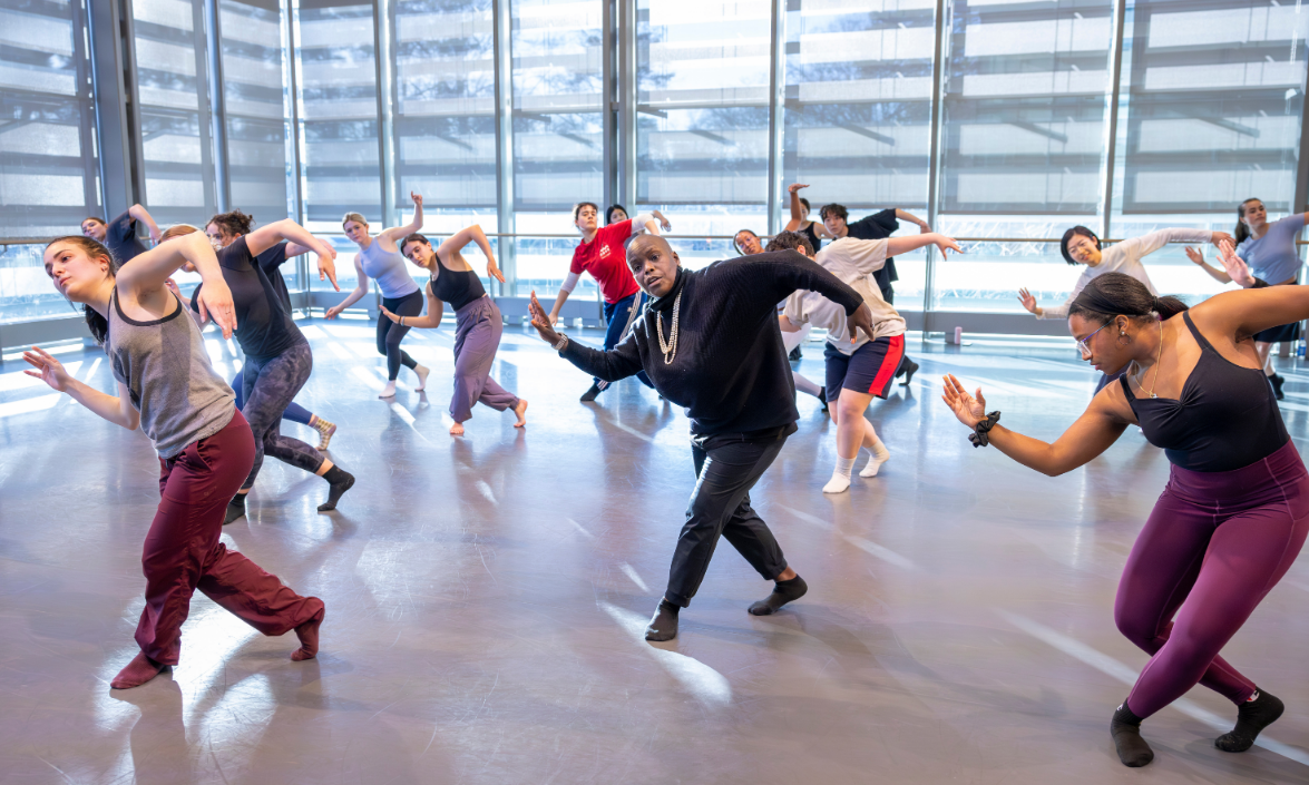 Dancers in a sunlight room
