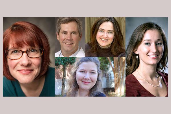 Headshots of five panelists